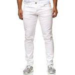 Reduzierte Weiße Reslad Ripped Jeans & Zerrissene Jeans aus Denim für Herren Weite 29 