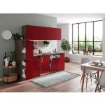 Reduzierte Rote Respekta Singleküchen & Miniküchen aus Eiche Breite 0-50cm, Höhe 0-50cm, Tiefe 0-50cm 