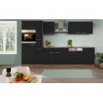 Schwarze Küchen online 200-250cm günstig Breite Küchenzeilen & kaufen