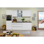 Weiße Moderne Respekta Premium 270 Einbauküchen matt Breite 50-100cm, Höhe 200-250cm, Tiefe 0-50cm 