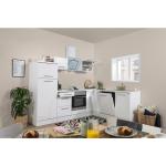 Respekta Premium Einbauküche, Winkelküche/L-Küche 260 x 200 cm Weiß Hochglanz
