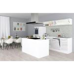 Weiße Moderne Respekta Premium 310 Kücheninseln aus Holz Breite 300-350cm 