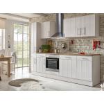 Weiße Moderne Respekta Premium Küchenmöbel aus Edelstahl Breite 200-250cm, Höhe 200-250cm, Tiefe 200-250cm 