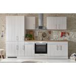 Reduzierte Weiße Moderne Respekta Premium 300 Küchenmöbel matt aus Lärchenholz 