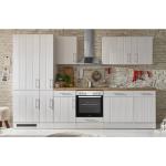 Reduzierte Weiße Moderne Respekta Premium 310 Küchenmöbel matt aus Lärchenholz 