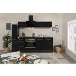 Schwarze Küchen & Küchenzeilen Breite kaufen online 200-250cm günstig