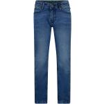 Reduzierte Dunkelblaue Retour Slim Jeans für Kinder mit Reißverschluss aus Baumwolle Größe 164 