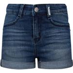 Reduzierte Dunkelblaue Retour Jeans Shorts für Kinder mit Reißverschluss aus Baumwolle für Mädchen Größe 116 