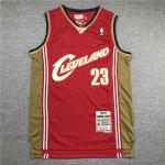 Retro 03 04 LeBron James #23 Cleveland Cavaliers Basketball Trikot Rot