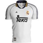 Retro Real Madrid Trikot Saison 2000, Playera de el Real Madrid, Camiseta Real Madrid¸ Camisa Real Madrid, Weiss/opulenter Garten, L