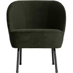 Dunkelgrüne Retro Basilicana Lounge Sessel aus Samt Breite 50-100cm, Höhe 50-100cm, Tiefe 50-100cm 