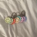 Retro Emoji Smiley Schlüsselanhänger & Taschenanhänger für Herren 