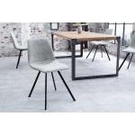 Reduzierte Graue Retro Riess Ambiente Designer Stühle aus Microfaser Breite 0-50cm, Höhe 50-100cm, Tiefe 50-100cm 