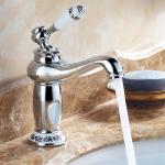 Retro Einhebelmischer Wasserhahn Küchearmatur Bad Waschbecken Antiken Armatur 
