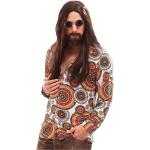 Beige Buttinette Hippie-Kostüme & 60er Jahre Kostüme für Herren Größe M 