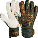 REUSCH Attrakt Grip Finger Support desert green / shocking orange, 9,5