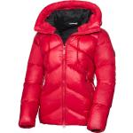Reduzierte Rote Gesteppte Reusch Steppjacken mit Kapuze mit Kapuze für Damen Größe L für den für den Winter 