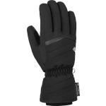 Schwarze Reusch Damenhandschuhe aus Leder für den für den Winter 