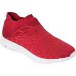 Rote Casual Reusch Slip-on Sneaker ohne Verschluss in Normalweite aus Textil atmungsaktiv für Herren Größe 44 