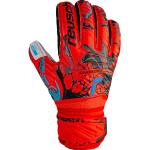 REUSCH Torwarthandschuhe Attrakt Grip Finger Support bright red / future blue 10,5 (4060485393727)