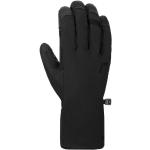 Reduzierte Schwarze Reusch Touchscreen-Handschuhe aus Leder für Herren Größe S für den für den Winter 