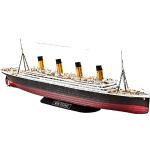 Revell Revell_05210 Modellbausatz Schiff 1:700 - R.M.S. Titanic im Maßstab 1:700, Level 4, originalgetreue Nachbildung mit vielen Details, Kreuzfahrtschiff, 05210, merhfarbig, Weiß