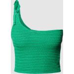 Smaragdgrüne Review Rippshirts aus Baumwolle Cropped für Damen Größe XL 