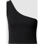 Anthrazitfarbene Unifarbene Review Cropped Shirts aus Baumwolle Cropped für Damen Größe XL 