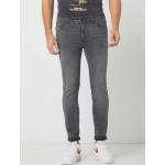 Graue Review Skinny Jeans aus Baumwollmischung für Herren Größe XL Weite 29, Länge 32 