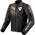 Revit Apex H2O Motorrad Textiljacke, schwarz-orange, Größe 2XL