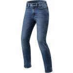 Reduzierte Hellblaue Slim Fit Jeans aus Denim für Damen Größe XS 