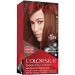 Revlon Permanente Haarfarbe, Permanentes Haarfärbemittel, Colorsilk mit 100 % Grauabdeckung, Ammoniakfrei, Keratin und Aminosäuren, 44 Mittleres Rotbraun