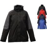 Schwarze Wasserdichte Winddichte Regatta 3-in-1 Jacken aus Polyester für Damen Größe XS für den für den Winter 