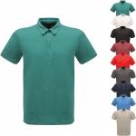 Graue Kurzärmelige Regatta Kurzarm-Poloshirts mit Knopf für Herren Größe L für den für den Frühling 