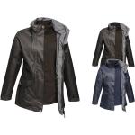 Schwarze Wasserdichte Winddichte Atmungsaktive Regatta 3-in-1 Jacken mit Reißverschluss aus Polyamid für Damen Größe S für den für den Winter 