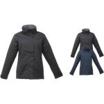 Schwarze Wasserdichte Winddichte Regatta Winterjacken aus Polyester mit Kapuze für Damen Größe XS für den für den Winter 