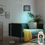 etc-shop Dimmbare Bogenlampen aus Textil Farbwechsel | RGB 