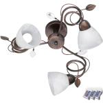 Silberne Landhausstil etc-shop LED-Deckenleuchten aus Metall Farbwechsel | RGB E14 