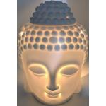Reduzierte Weiße Asiatische 14 cm Buddha Figuren aus Keramik 