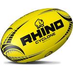Rhino Cyclone Rugbyball, Fluo Yellow, Größe 4