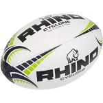 Rhino Cyclone Rugbyball, Weiß, Größe 3