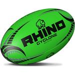 Rhino Cyclone XV Trainingsball, Rugbyball, Neongrün, Größe 5