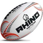 Zeus Training Sport Rugby Unisex ovaler PVC Ball schwarz neon gelb Größe 5 neu 