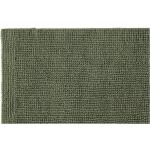 Olivgrüne Badteppiche aus Baumwolle 