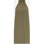 Olivgrüne Riani Schulterfreie Neckholderkleider mit Reißverschluss für Damen Größe S für den für den Winter 