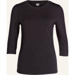 Schwarze 3/4-ärmelige Riani T-Shirts aus Viskose für Damen Größe XS 