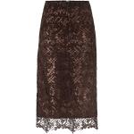 Reduzierte Schokoladenbraune Unifarbene Riani Midi Festliche Röcke aus Kunstfaser enganliegend für Damen Größe S 