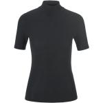 Schwarze Elegante Riani Stehkragen T-Shirts aus Jersey enganliegend für Damen Größe S 