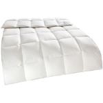 Reduzierte Weiße Bestickte RIBECO Daunendecken & Daunenbettdecken aus Baumwolle 220x200 