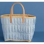Türkise RICE Einkaufstaschen & Shopping Bags aus Leder medium 